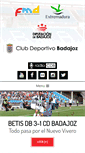 Mobile Screenshot of cdbadajoz.com