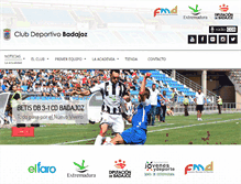 Tablet Screenshot of cdbadajoz.com
